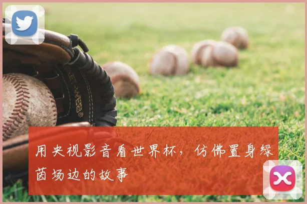 用央视影音看世界杯，仿佛置身绿茵场边的故事