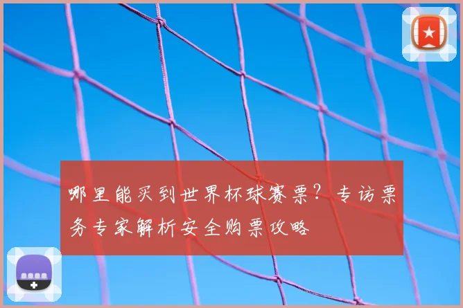 哪里能买到世界杯球赛票?专访票务专家解析安全购票攻略